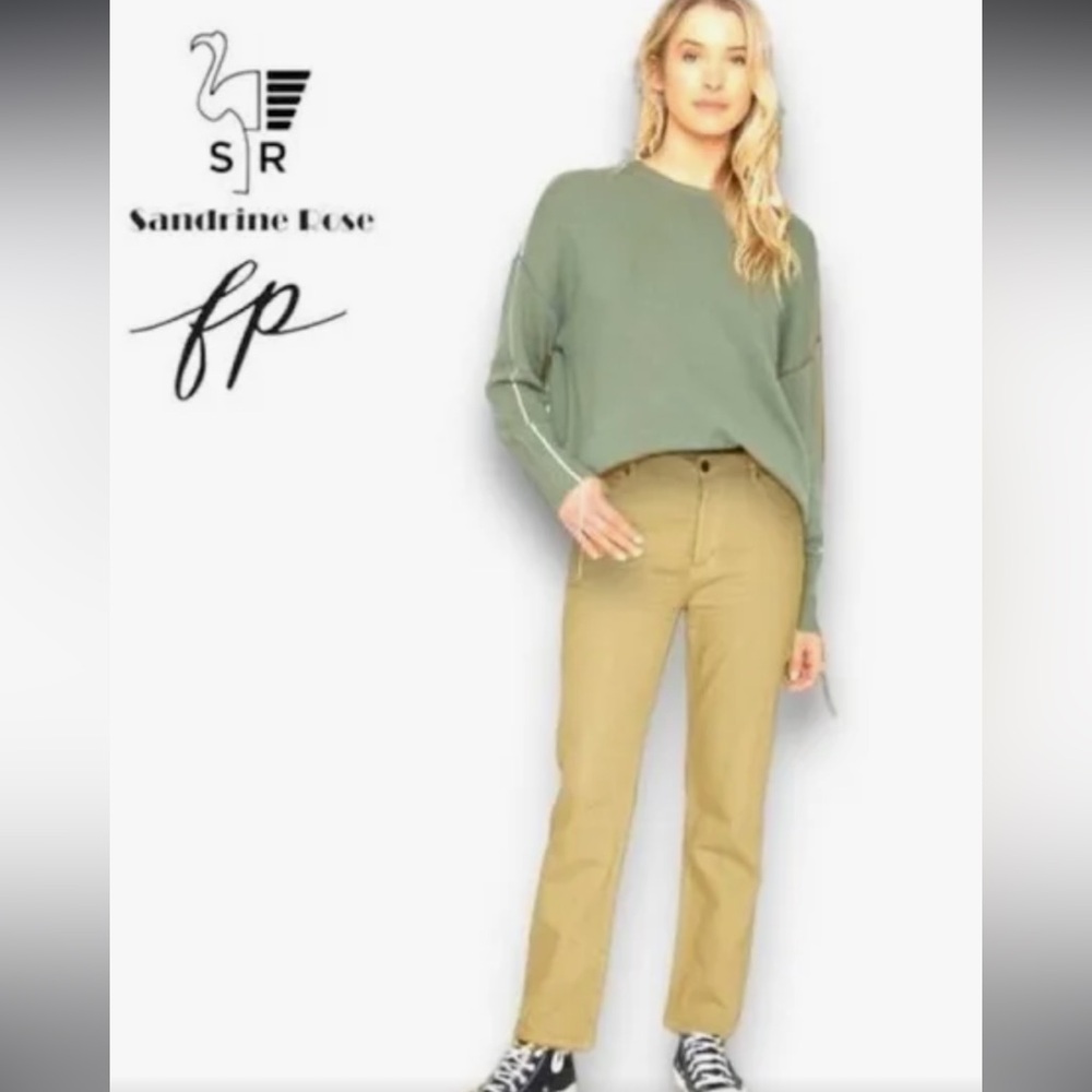 NWT Sandrine Rose high rise 5 Pocket skinny jeans/ Sunflower   Size: 27